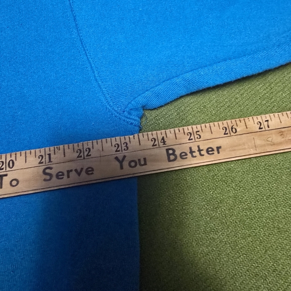 Blue Men's 80's Sweater - Picture 6 of 6